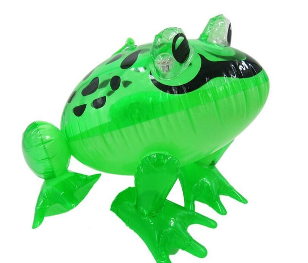 LED inflatable kids toy inflatable animal frog outdoor baby swim pool toy 28x29x36cm sizes big pvc material kids toys 