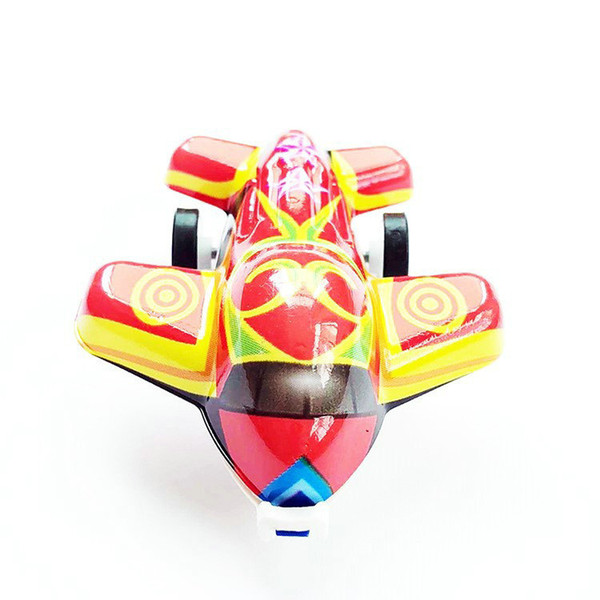 DHL Random Color Plastic plane mini Cute Airplane Mold Toys Cartoon Inertial Plane Toy Children Baby Game Toys Birthday Gifts