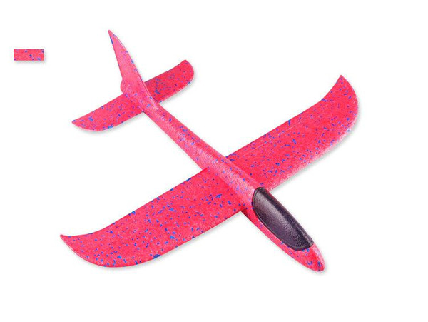 Hand Launch Throwing Glider Aircraft Inertial Foam EVA Airplane Toy Plane Model Outdoor Fun Sports Plane Model Interesting Toys 48cm 010