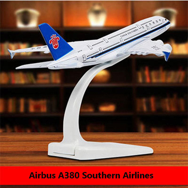 Airbus A380 Southern Airlines 14cm simulation aircraft model