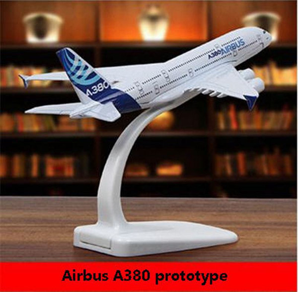 Airbus A380 prototype 14cm simulation aircraft model