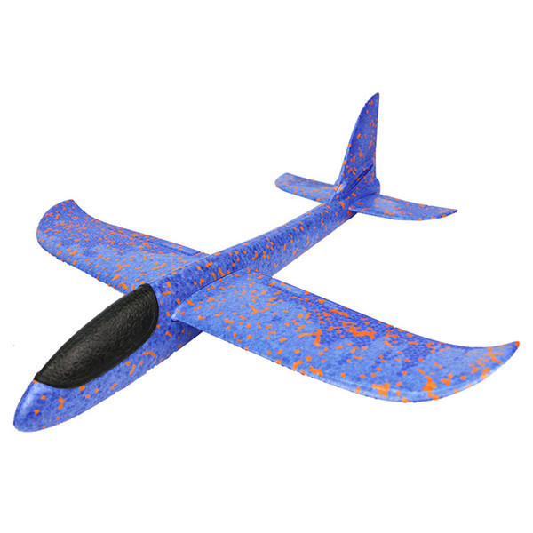 Foam 48cm Color Hand Throwing Glider Cyclotron Kids Aircraft Model Toys Creative Mini Airplane For Kids Early Education 10mn Z