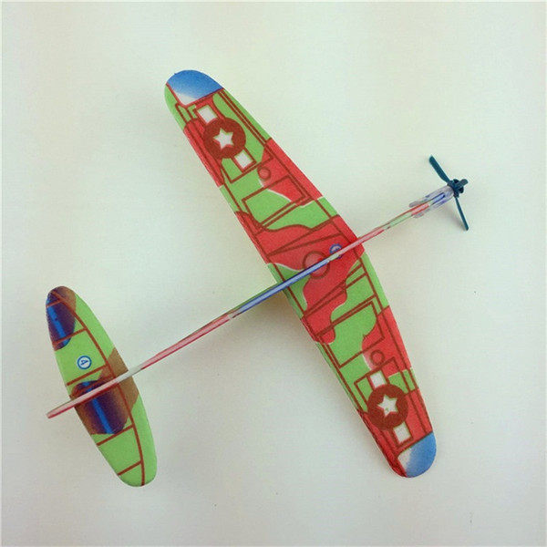 2017 new children brain game toys Glider model DIY Hand throws Aircraft model for baby toys C2041