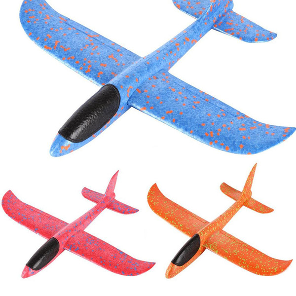 36Cm48cm Foam Plane Throwing Glider Toy Airplane Inertial Foam EPP Flying Model gliders Outdoor Fun Sports Planes toy for children