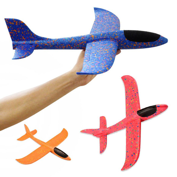 48cm Airplane Hand Launch Throwing Glider Aircraft Inertial Foam EPP Airplane Toy Plane Model Outdoor Toy Educational Toys Gift