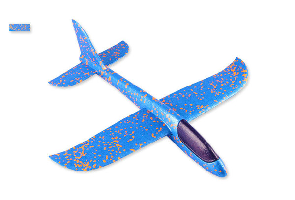 Hand Launch Throwing Glider Aircraft Inertial Foam EVA Airplane Toy Plane Model Outdoor Fun Sports Plane Model Interesting Toys 48cm 006