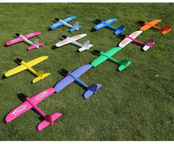 Foam Throwing Glider Air Plane Inertia Aircraft Toy Hand Launch Airplane Model Outdoor Sports Flying Toy for Kids Gift