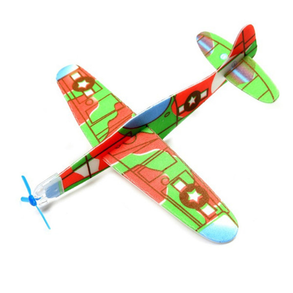 DIY Hand Throw Flying Glider Planes Foam Aeroplane Party Bag Fillers Mini Drone Aircraft Model Toys For Children Kids Toys game Modelling