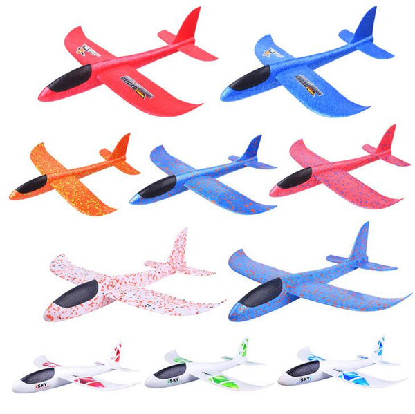 Upgraded version of ultra-light hand throw throw aircraft model foam aircraft children throw glider outdoor parent-child toy model