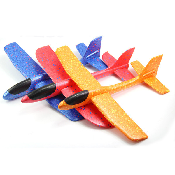 Children's Model plane stunt version hand throwing aircraft foam toy throwing glider Kids DIY Outdoor Plastic Hand That Plays The Plane