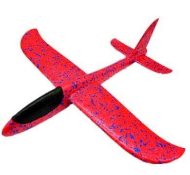 48cm Children of hand behind toy glider outdoor throwing hand rolls planes bubble model plane resistance to fall off