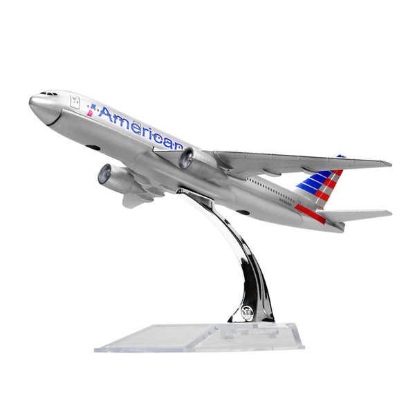 New hot sale 1:400 American Airlines Boeing 777 16cm alloy metal model aircraft child Birthday gift plane models chiristmas gift