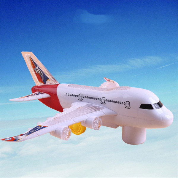 Kids Toys Light Music Airbus Aircraft Model Moving Flashing Lights Sounds Electric Airplane Children Kid Birthday Christmas Boys Toys Gift