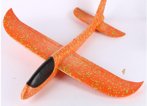 New HOT SALE EPP Foam Hand Throw Airplane Outdoor Launch Glider Plane Kids Gift Toy 48cm Interesting Toys foam airplane