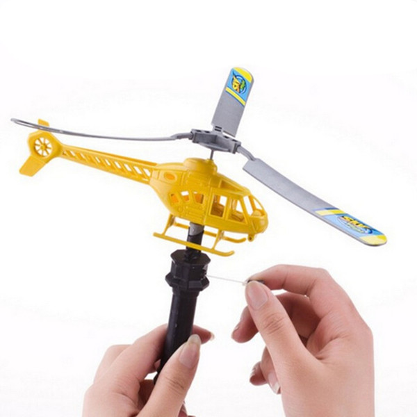 Kids Handle Pull The Plane Aviation Funny Toy Helicopter For Children Baby Play Gift Model Aircraft Helicopter