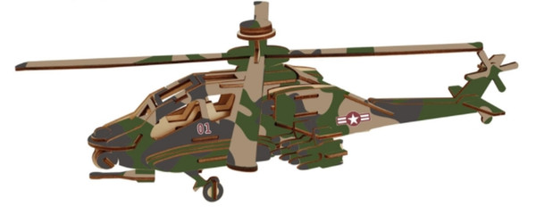 3D stereoscopic puzzle /Model plane; style:Fighter/Helicopter/Bomber