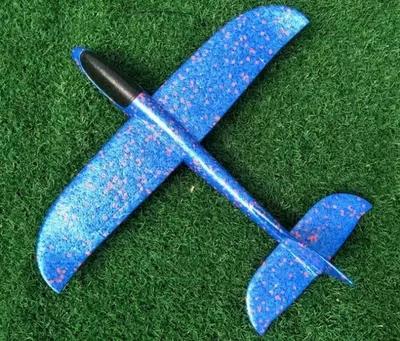 The plane toss parent-child outdoor small aircraft graffiti toy shatter-resistant gliders children foam resistance to fall large