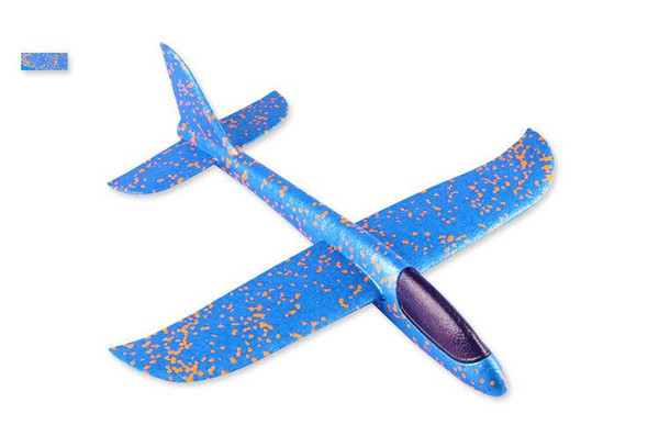 Hand Launch Throwing Glider Aircraft Inertial Foam EVA Airplane Toy Plane Model Outdoor Fun Sports Plane Model Interesting Toys 48cm 006