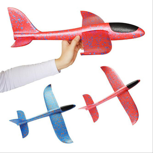 48cm Big Good quality Hand Launch Throwing Glider Aircraft Inertial Foam EPP Airplane Toy Children Plane Model Outdoor Fun Toys