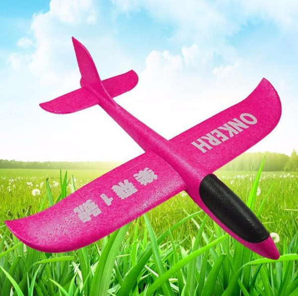 36cm Upgraded version of ultra-light hand throw throw aircraft model foam aircraft children throw glider outdoor parent-child toy model