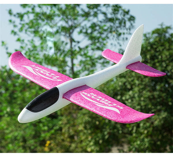 GlidGlidinThrowing glider air plane inertia aircraft hand launch airplane model outdoor sports flying toy for kids children boy girl as gift