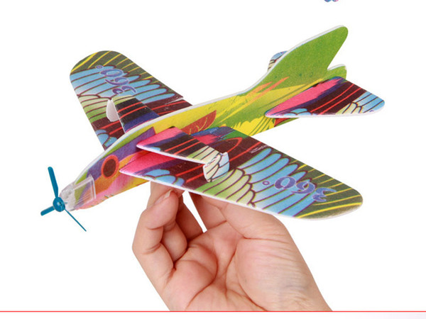 2016 Make Your Own Foam Glider Assorted Power Prop Flying Gliders Bird Gliders Planes Aeroplane Kids Children DIY Puzzles Toys