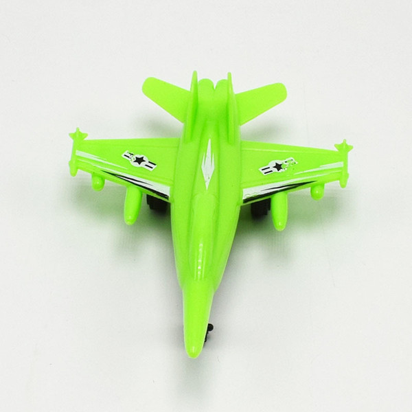 Wholesale 20pcs/lot Mini Pull Back Airplane Model Back to Power Warplane Model Children's Toys Random Colors