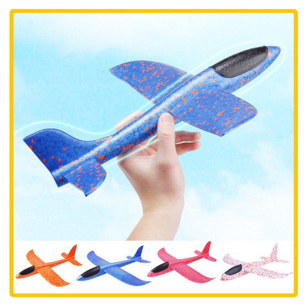 48cm Foam Throwing Glider Air Plane Inertia Aircraft Toy Hand Launch Airplane Model Outdoor Sports Flying Toy for Kids Gift