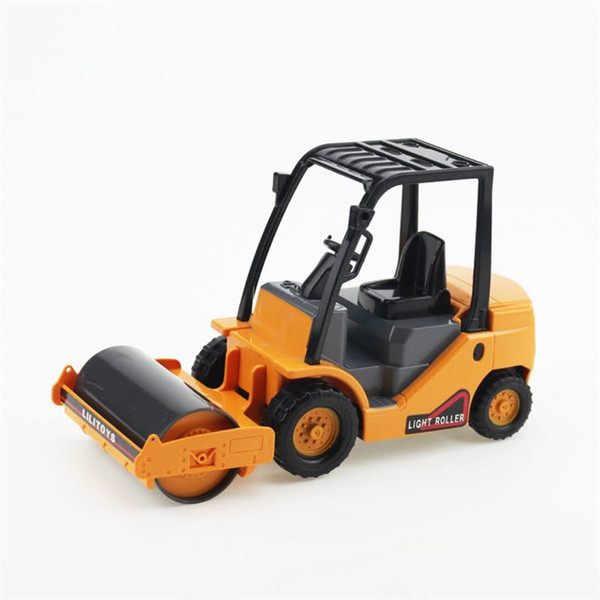 Road Roller Engineering Vehicle Inertia Alloy Back of the car Model 1:24 Plastic Motor Baby Birthday Gift Toy