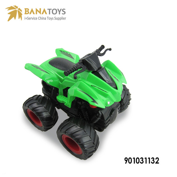 Die Casting 4 Wheels Toy Motorcycle Kids Rubbing a Car Rubbing a Toy Motorbike Electric Car Inertial Toys Best Gift for Kids