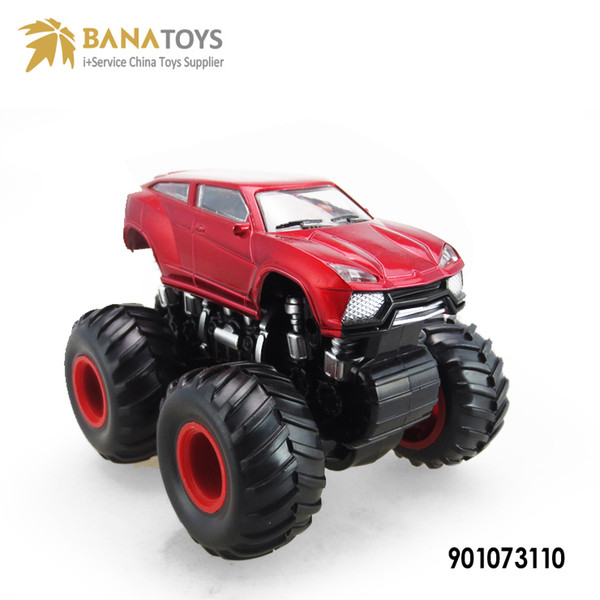 Plastic mini off road truck cross-country vehicle toy model SUV stunt inertia beach bauble high quality mini die casting car model