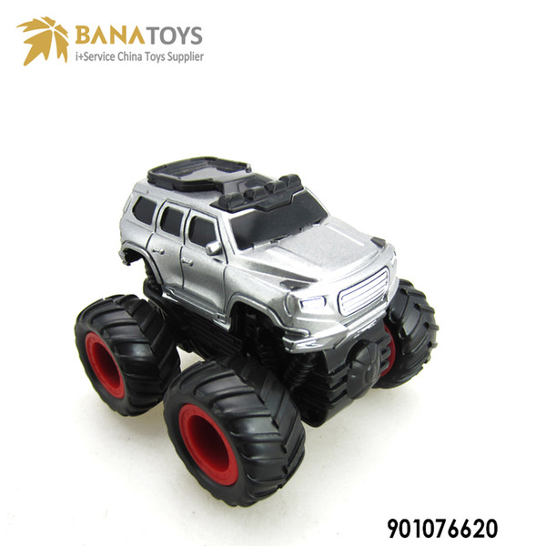 Wheel die-cast metal car model car SUV stunt Inertia beach accessories High-quality miniature projection car SUV Children's toy