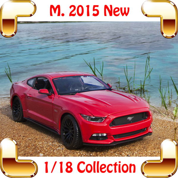 New Year Gift M2015 1:18 Large Model Car Metallic Delicated Sport Vehicle Alloy Collection Model Scale Decoration Toys