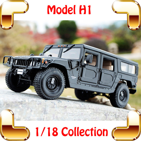 New Year Gift H1 1/18 Huge Truck Model Car SUV Strong Design Metal Vehicle Collection Pro Car Fans Present Diecast Toys Present