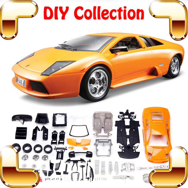 Christmas Gift 1/18 Model DIY Car Metal Collection Educational Toys Vehicle Assemble Game Big Scale Decoration Fans Fun Present