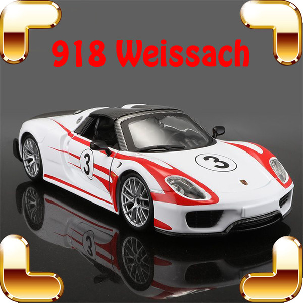 Christmas Gift P918 Weissach 1/24 Model Metal Sports Racer Vehicle Alloy Collectible Diecast Toys Hot Wheels Simulation Scale Present