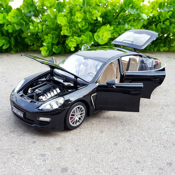 1:18 Simulation Alloy Sports Car Model For Panamera With Steering Wheel Control Front Wheel Steering Toy For Children J190525