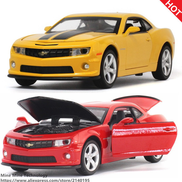 Zxz 1:32 Chevrolet Camaro Alloy Diecast Car Model Pull Back Metal Toy Car Model Toys For Children Gift J190525