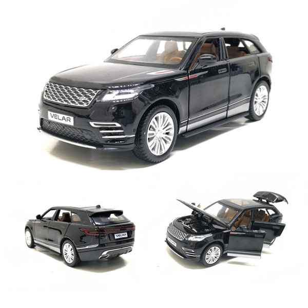 1/32 Velar Simulation Toy Car Model Alloy Pull Back Genuine License Collection Gift Off-road Vehicle Children Toys J190525