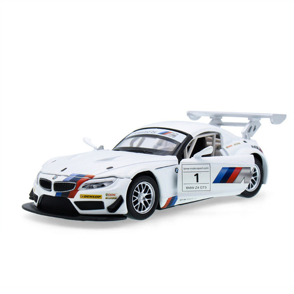 1:32 Z4 Gt3 Simulation Coupe Toy Vehicles Model Alloy Pull Back Children Toys Genuine License Collection Gift Off-road Car Kids J190525