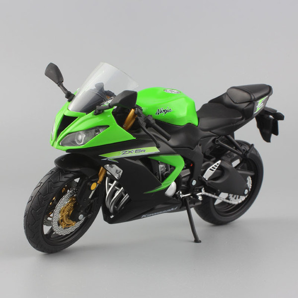 1:12 Scale Mini Kawasaki Ninja Zx-6r Sport Bike Metal Motorcycle Diecast Sport Road Racing Model Collection Car Toy For Children J190525