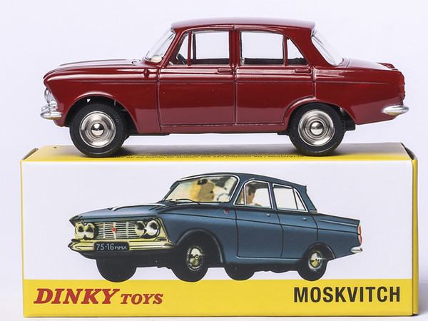 1/43 Atlas Dinky Toys 1410 Moskvitch 408 Alloy Diecast Car Model & Toys Model Hot For Collection Wheels Car Models 1:43 J190525