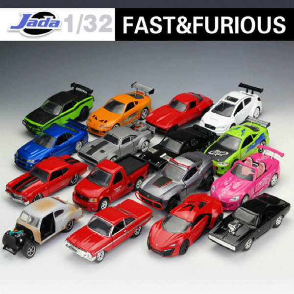 1:32 Jada Classic Metal Fast And Furious 8 Race Car Alloy Diecast Toy Model Carstoy For Children Gifts Collection J190525