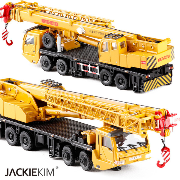 Hot 1:55 Alloy Sliding Construction Crane Model Toys For Children's Educational Toys Free Shipping Original Box J190525