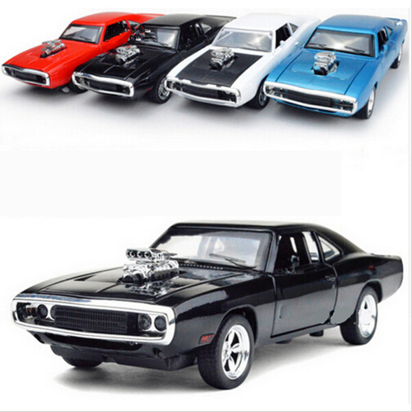 1:32 Scale Fast & Furious 7 Alloy Dodge Charger Pull Back Toy Cars Diecast Model Kids Toys Collection Gift For Boys New Year