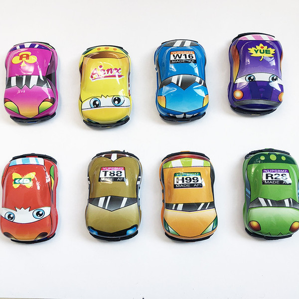 Cartoon Toys Cute Plastic Pull Back Cars Toy personality Model Cars Mini Car Model Funny Kids Toys for Boys Girls C6607