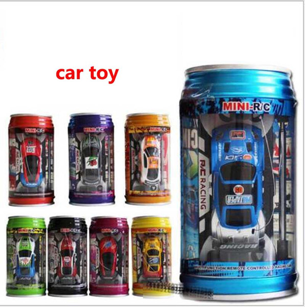 Diecast Model Cars Mini Racing car cartoon Remote Control Car Coke cans Radio Remote Control Racing Car kids toys XT