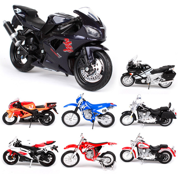 Maisto 1:18 Motorcycle Toy Alloy Motorbike Model YZF R1 R6 FJR 1300 YZ 450F Road Star Collection Boys Toys Cars Gift