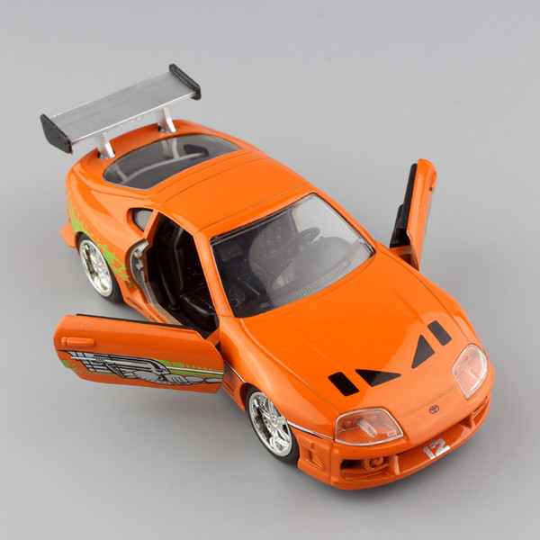 Jada1:32 Fast & Furious Alloy Car 1995 TOYOTA SUPRA Metal Die cast Classical Street R1995 TOYOTA ace Model Toy Collection For Children Gift