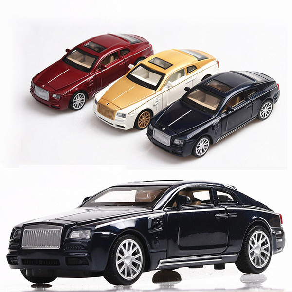 1/32 Scale Rolls-Royce Phantom Diecast Alloy Pull Back Car Collectable Toy Gift